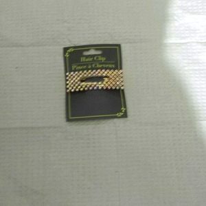 Rhinestone Barrette.